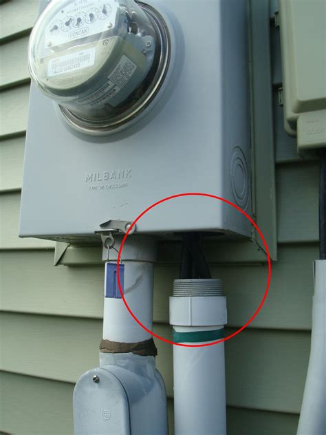 how do i get a new electric meter box|service entrance cable replacement cost.